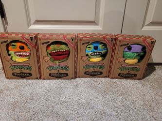 FUGGLER SET OF 4 Teenage Mutant Ninja Turtle Ugly Monster Toys Special EDITION