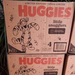 Huggies Little Snugglers Size 4 Diapers $42 Each Box