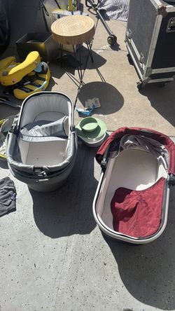 Two Uppababy bassinets