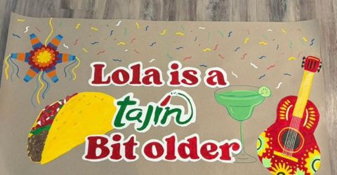 Banners custom any theme  4x3 strawberry cars Toy Story