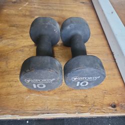 10 Lb Dumbells 