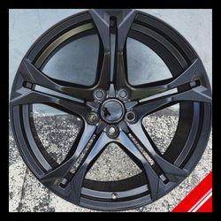Brand New WEOE-245800
CAM 20X10 5X120 ET23 CB66.9 SATIN BLACK Camaro Wheels