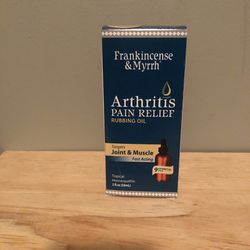 Frankincense & Myth Arthritis Pain Relief Rubbing Oil For Joints & Muscles