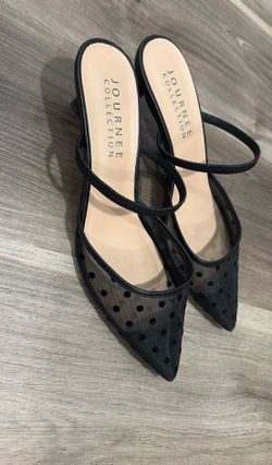 Polka dot heels