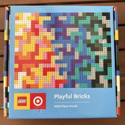 NEW Sealed LEGO x Target 1000 Piece Puzzle “Playful Bricks”