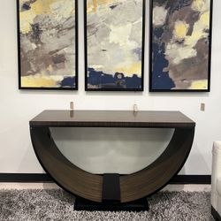 Century Furniture Curved Console Table