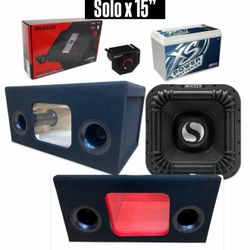 New Powerful Bass Package Kicker SOLO X 15” Installed