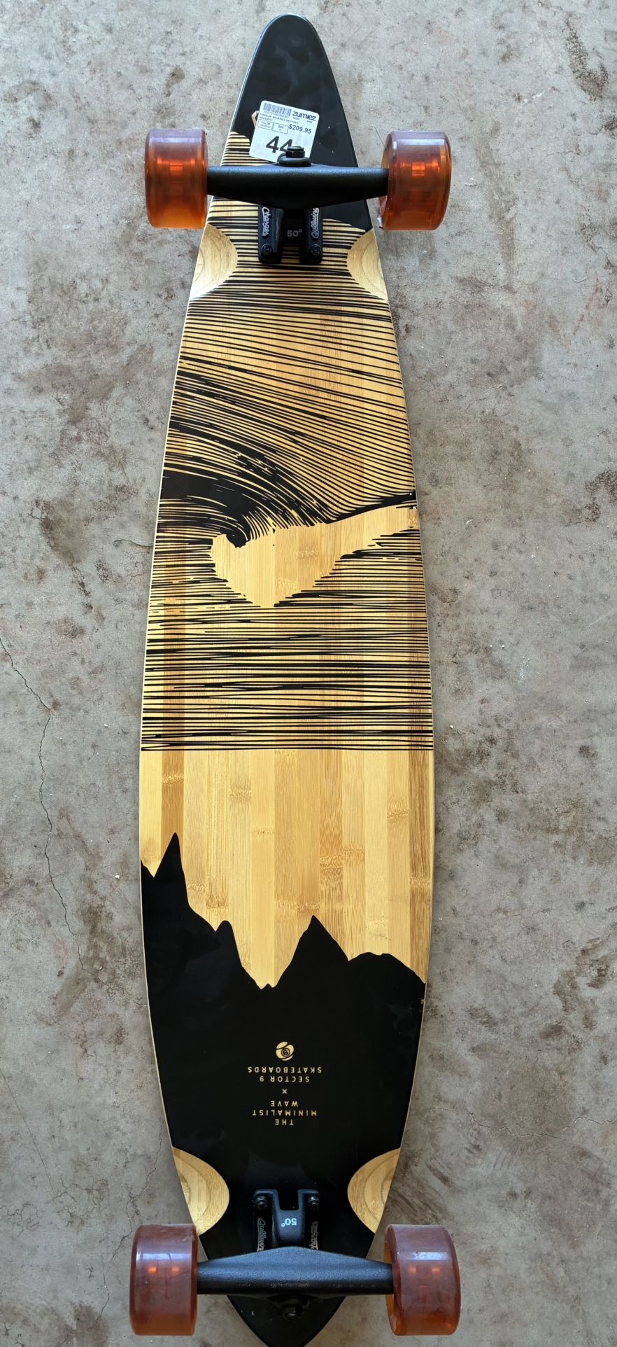 Crag 44'maverick sector 9 Long board 