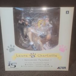 Infinite Stratos Laura and Charles Nekomimi Pajama 1/7 figure Alter Japan (AUTHENTIC) Anime Figure 