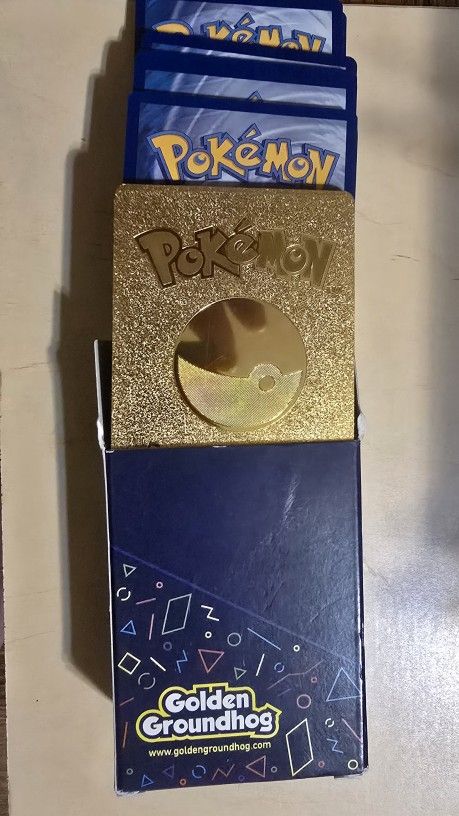 Pokemon Cards, Golden Groundhog