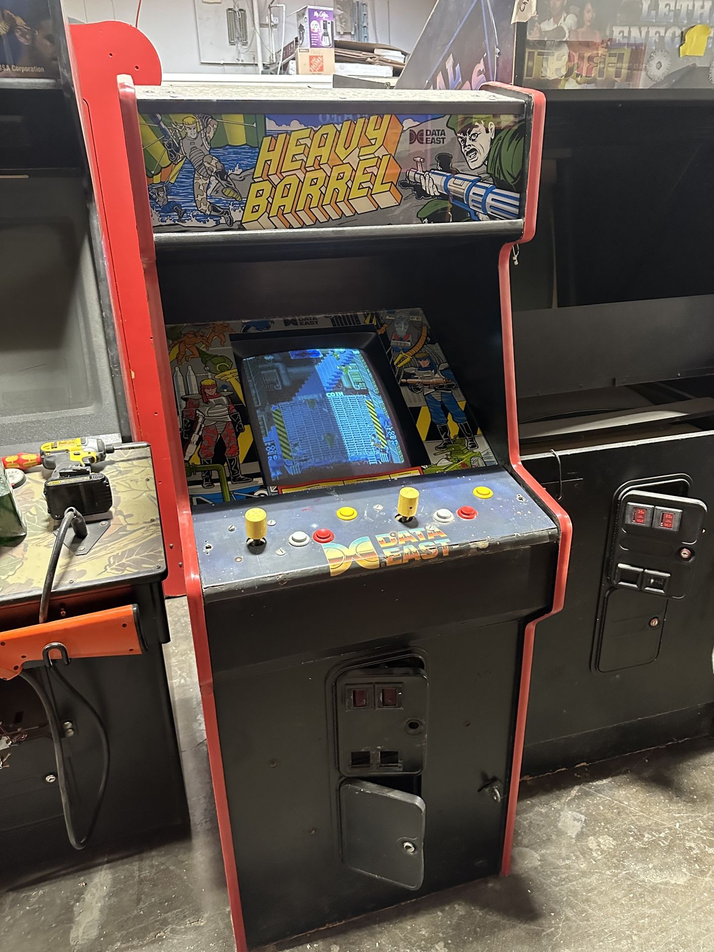 Heavy Barrel Arcade Game (rare)