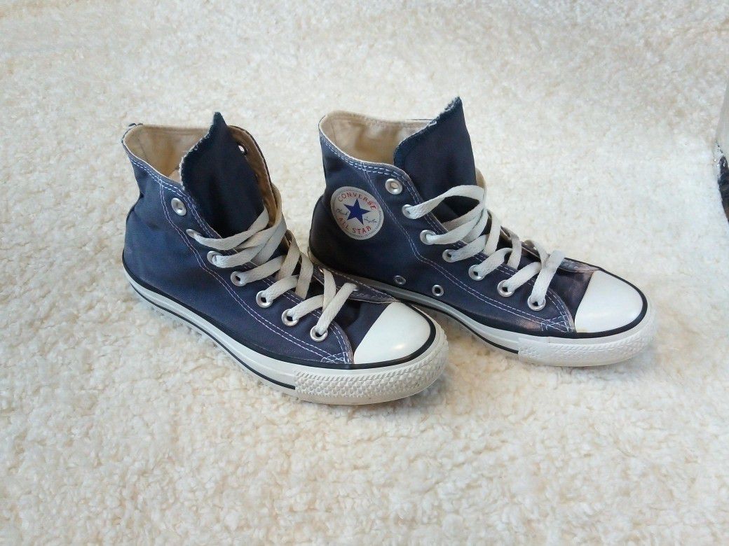 Converse All Star Unisex Chuck Taylor Shoes Hi Top Indigo Blue Men's 4 Women's 6