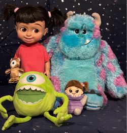 Monsters Inc Toy Collection – Sulley, Mike, Boo