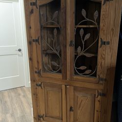 Corner Wooded Shelf -Real Wood