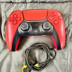 PlayStation DualSense™ Wireless Controller – Red - for PS5, PC, MAC & Mobile  ( Used )