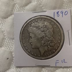 1890 Morgan Silver dollar U.S Coin