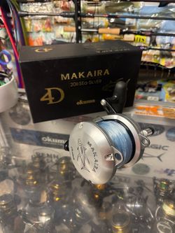 Okuma Makaira 20ii two speed salt water fishing reel.