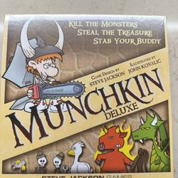 Munchkin Deluxe Board Game. Sealed New 