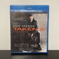 Taken 2 Unrated Cut Blu-ray DVD Combo Movie Liam Neeson 2013