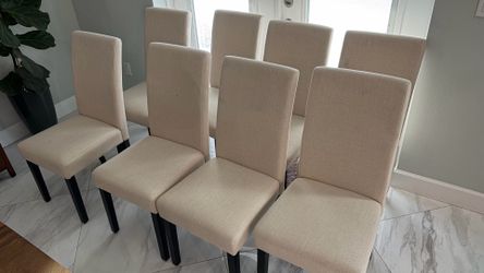 8 Dining room chairs