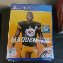 MADDEN 19 NEW, UNOPENED, & FACTORY SEALED PS4