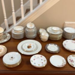 Partial Sets/Pieces of Vintage China 