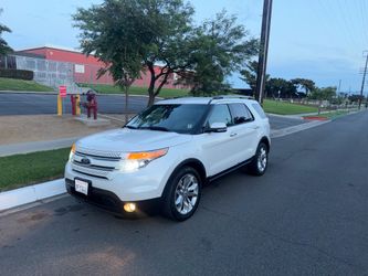 2014 ford explorer limited white