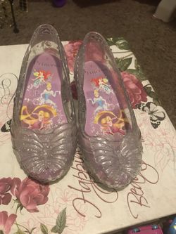 Princess clear heels that light up