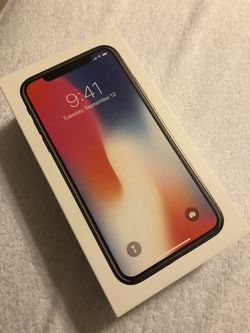iPhone X - Brand New in box w/unopened acc. 64GB Gray