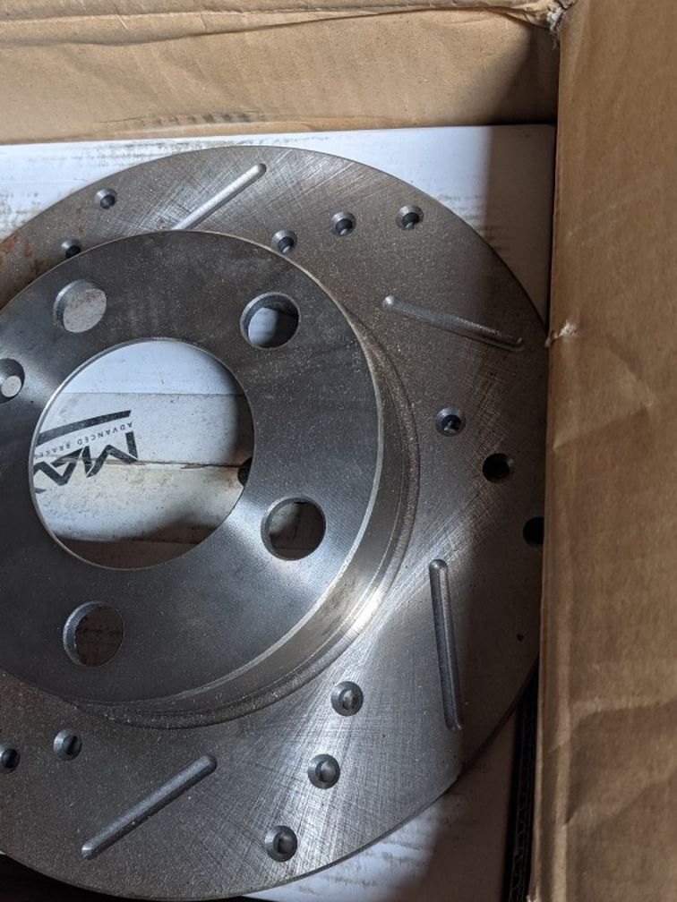 Mk4 Jetta Vr6 Drilled & Slotted Rear Discs/Rotors