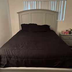 Name Your Price . King Size Bed And Mattress With Headboard