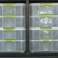 Sterilite Storage System With Steel Case