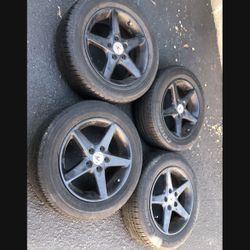 4 - 205/60r16 5x4.5 Stock Acura Rsx Type S Accord Civic Scion Xb Tc Toyota Civic Camry Kia Optima Rims Wheels Good 80% Treads Tires!