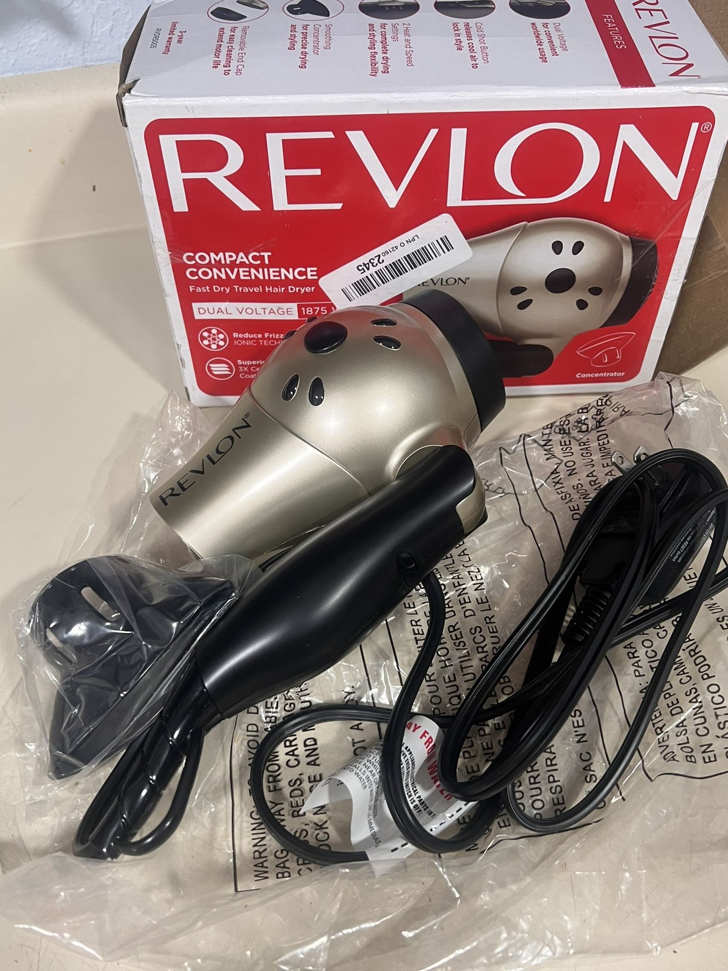 New Revlon Hair Dryer