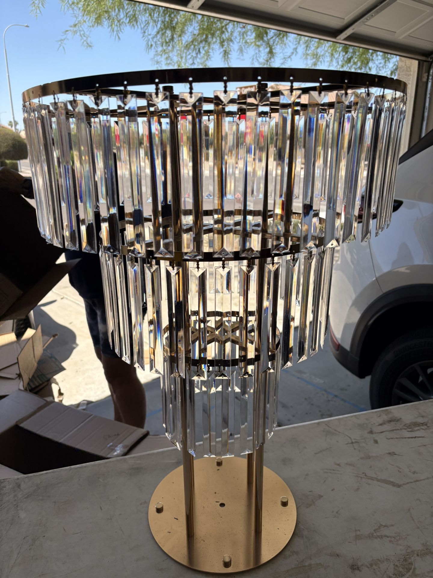 4 Table Top Chandeliers