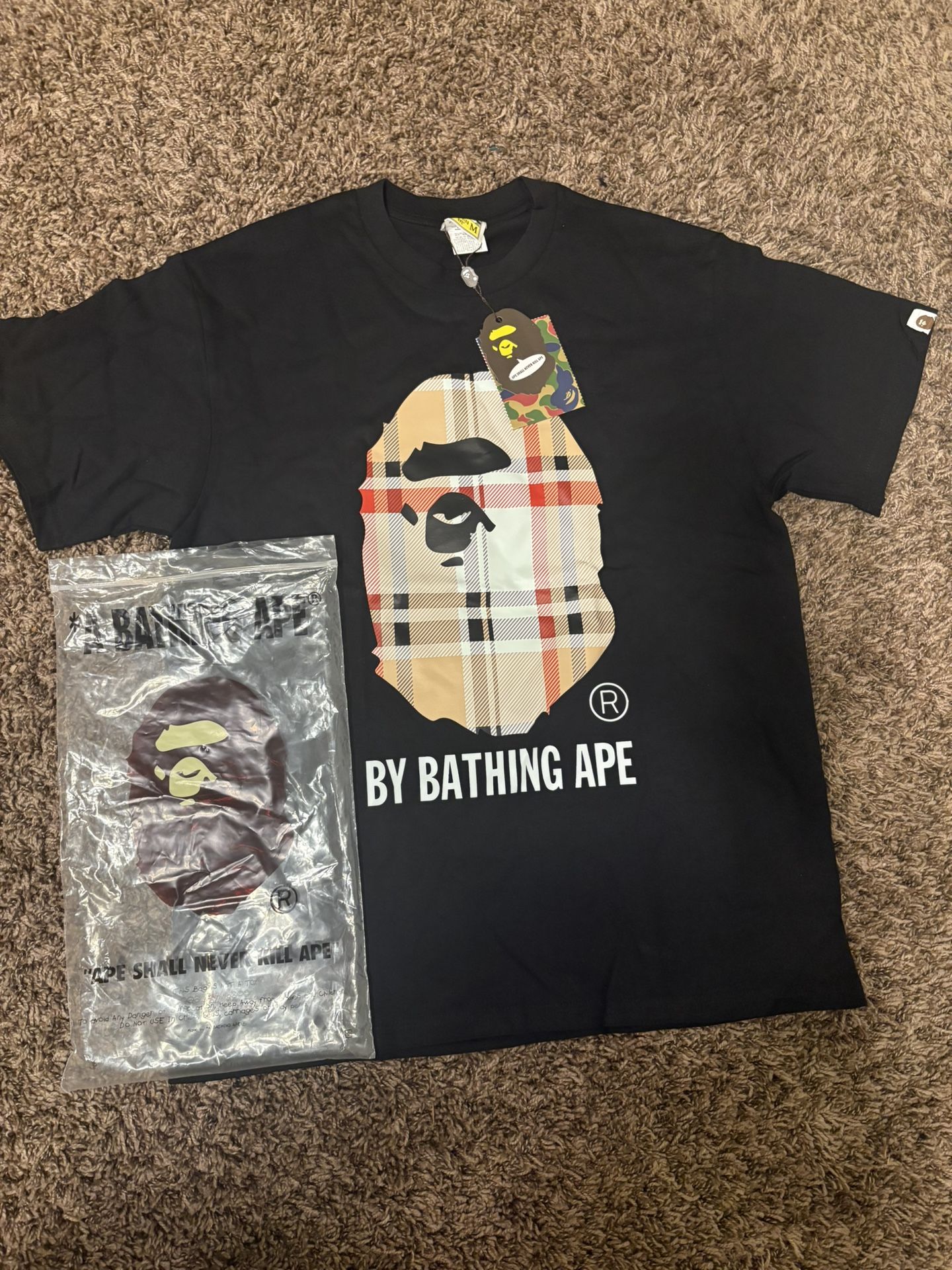 Bape Burberry Shirt Size M 