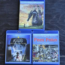 Studio Ghibli Blu-ray Movies 