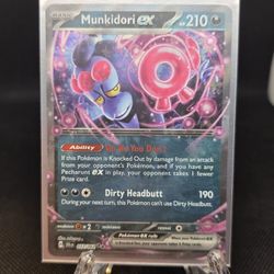 Munkidori ex 037/064 Shrouded Fable Double Rare Pokemon TCG Mint NM 