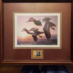 Duck Print With Stamp