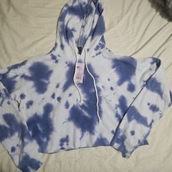 New Wild Fable Hooded Sweater Cropped Size Small Sueter Nuevo De Mujer Tamanio Chico