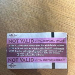 Universal studio Hollywood Annual Pass