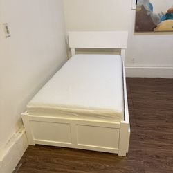 Twin Size Double Bed & Mattress 