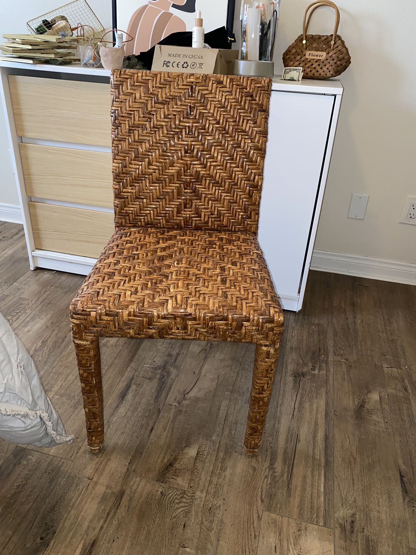 Pottery Barn Woven Wicker Chair