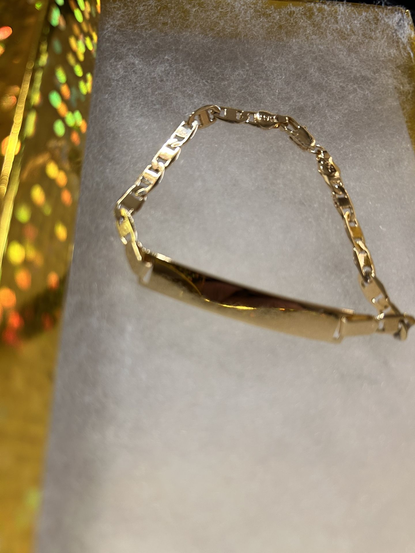 Brazalete. Chapeado De Oro