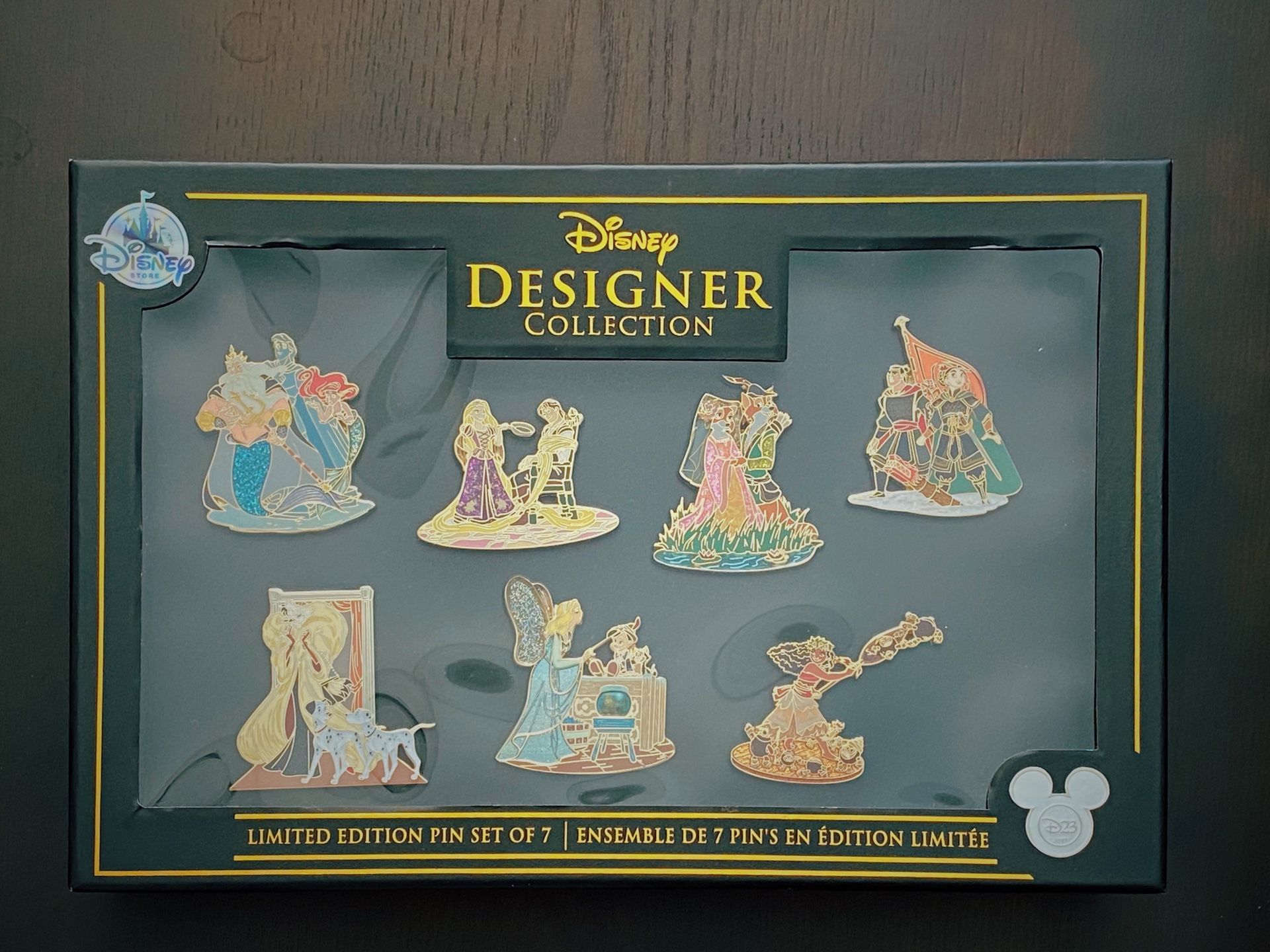 Disney Designer Collection Pin Set (7-pc.)
