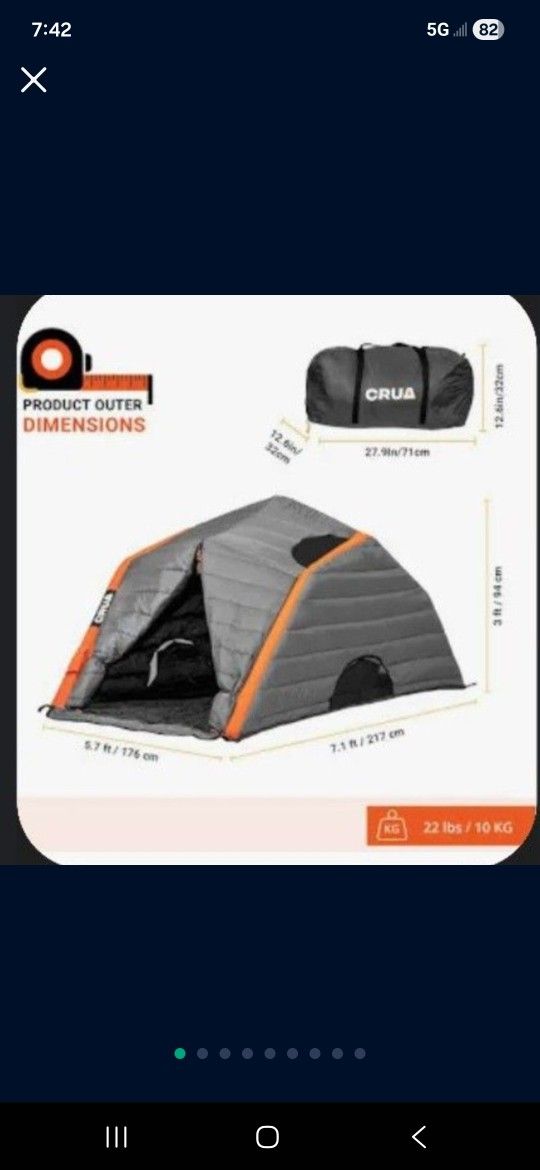 Insulated tent....