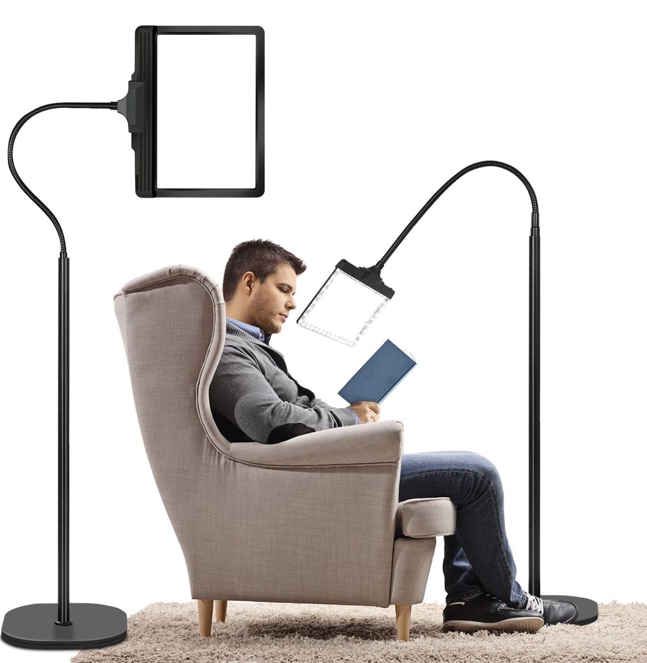 Retractable Floor Magnifier