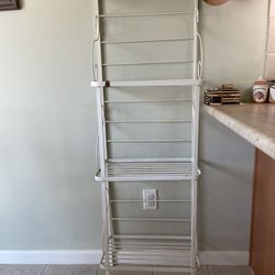 Antique Iron Shelf Unit