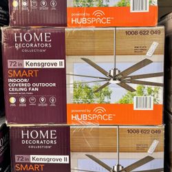 Home Decorators 72” Kensgrove 2 Smart Indoor/covered Outdoor Ceiling Fan
