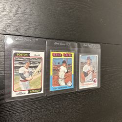 Carl Yastrzemski Baseball Card Lot